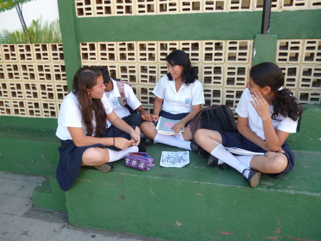 Alumnas de cuarto año